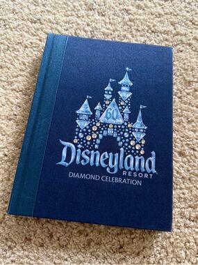 Disney Disneyland Resort Diamond Celebration Blue Hardcover Journal